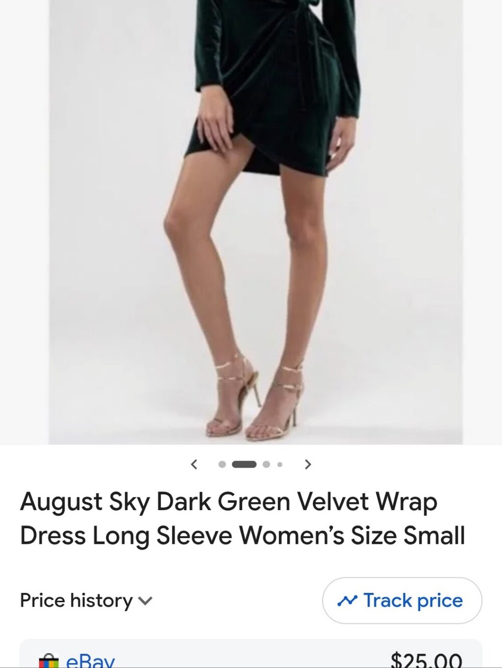 Long Sleeve Velvet Mini Dress